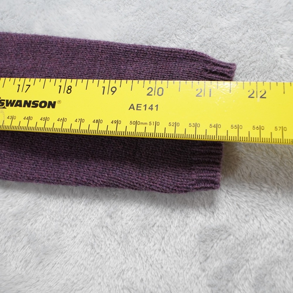 Vintage Embroidered Cardigan Sweater Petite XS Purple Cottagecore Whimsigoth Y2K - Picture 10 of 14